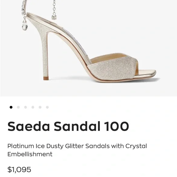 Jimmy Choo Saeda Sandal 100 Heel - Picture 10 of 10